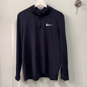 Nike Navy Dri-Fit 1/4 Zip